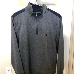 Large Nautica half zip sweater